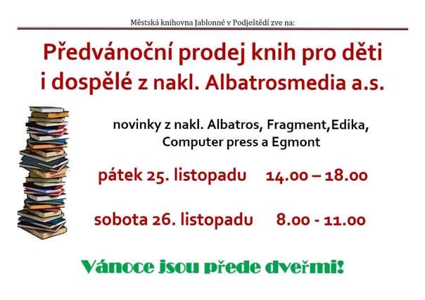 L I S T O P A D - 1. - 30. 11. listopadová soutěž pro děti za 20 bodů (k vyzvednutí v knihovně) - Čtvrtek 3. 11. - 14.30-15.