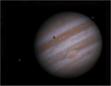 IV. Příklady snímků Jupiter + IO (28. 4.