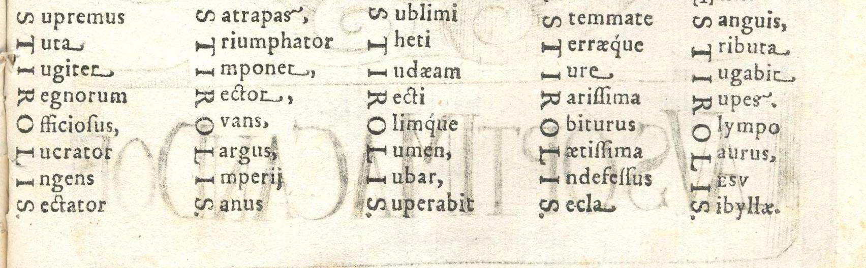 Výběr řádku Tabulky čtené shora dolů jsou brány jako text ve sloupcích, tabulky čtené zleva do prava jako text tištěný per extensum.