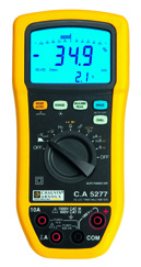 Digitální multimetry TRMS AC, DC, AC+DC Kategorie IV pro bezpečnost, univerzální použití v terénu CAT IV 54 C.A 5271 C.A 5273 C.A 5275 C.A 5277 Katalogová čísla P01.1967.71 P01.1967.73 P01.1967.75 P01.