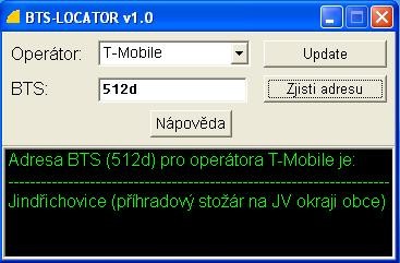 2) Přibližné zjištění polohy Zcela novou funkcí je možnost přibližného zjištění polohy. Tato funkce je zatím ve zkušebním provozu.