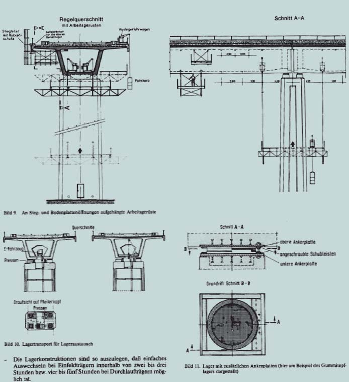 Obr. 4 Uspořádání pilíře u spojité nosné konstrukce mostu Fig. 4 Disposition of the pier at the continous superstructure Obr.