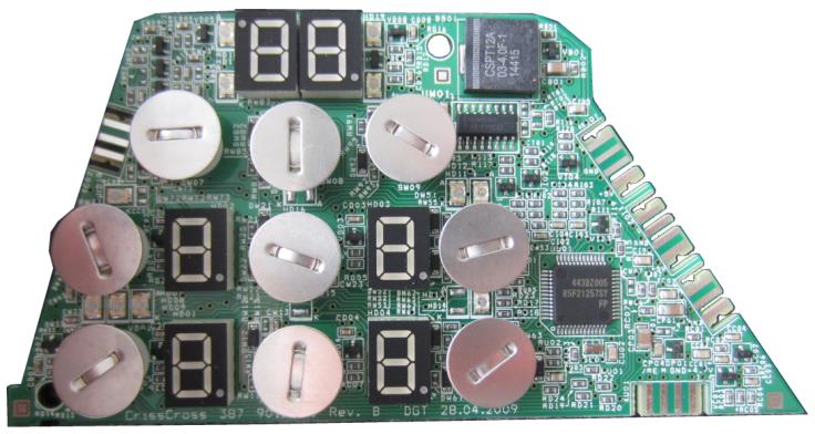 Připojení elektronik varných desek Zadávací elektronika Pelican MACS