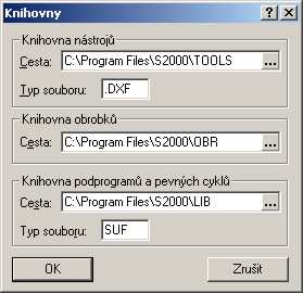 S2000 WOP - Nastavit Editor Editor systému S2000 umožňuje barevně zvýraznit syntaxi CNC programu.