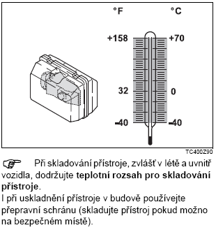 Skladování Skladování baterií V technických datech se informujte o teplotním rozsahu pro skladování baterií Dovolená skladovací teplota je mezi -40 C a +55 C.