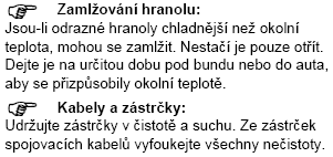 Čištění a sušení
