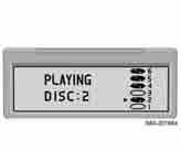 Infozábava (Infotainment) CD měnič (volitelná výbava) Zapnutí CD měniče CD měnič pojme maximálně šest disků. Zapnutí CD měniče: 1. Stiskněte tlačítko CD/MD. 2.