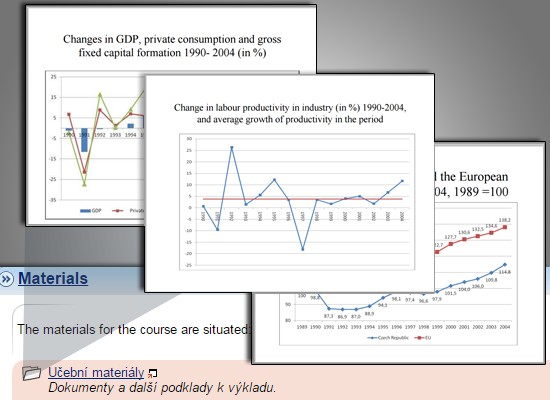 The Transformation of the Czech Economy doc Ing Libor Žídek, PhD Ing Tomáš Paleta, PhD Ing Eliška Kleinová http://elportalcz/katalog/esf/bpe_tcec Ke každé studijní kapitole mají studenti přístupné