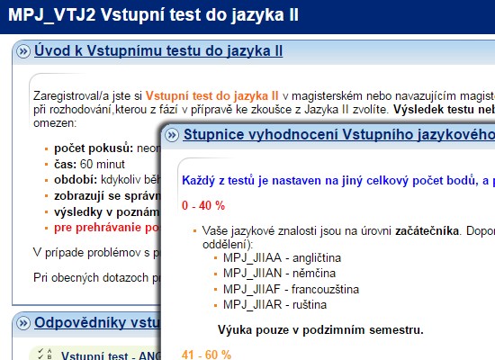 Vstupní test do jazyka II Mgr Petra Sojková Mgr Jarmila Šafránková Mgr Veronika De Azevedo Camacho Mgr Bc Eva Punčochářová Mgr Petra Wachsmuthová Ing Mgr Blanka Pojslová