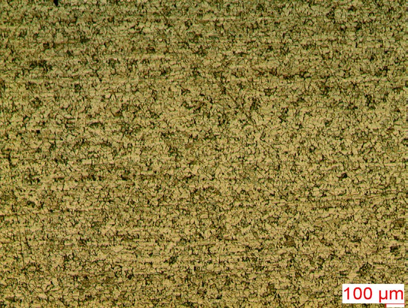 potrubí vodní turbíny Obr. IV.11 Detail TOZ litého materiálu feriticko-perlitická struktura Obr.