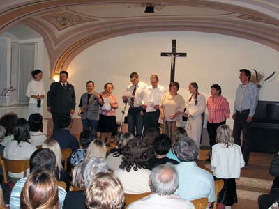 A k c e D e n n í h o c e n t r a Nocturno (21. 9. 2006) Jubilejní 30.-té třebíčské Nokturno bylo pro všechny návštěvníky krásným duchovním zážitkem.