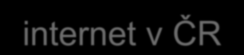 6. Podíl pravidelně užívajících internet v ČR Celkově podle věku Vzdělání (25+) Celkem 16+ 54,3 základní 11,4 Celkem 16 74 let 58,3 střední bez maturity 33,9 Věková