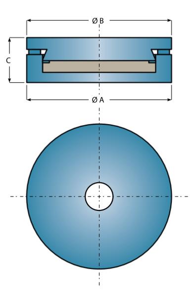 Ložisko Tetron CD /FX pevné ložisko chová se jako pevný kloub a může přenášet vodorovné síly v libovolném směru. Navrhnuté ložisko Tetron CD /FX 2500 250 P.