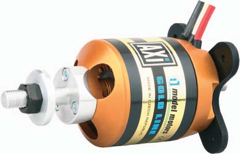 AXI 41xx/xx GOLD LINE These high torgue brushless motors with neodym magnets and a rotating case are manufactured using the latest technology.