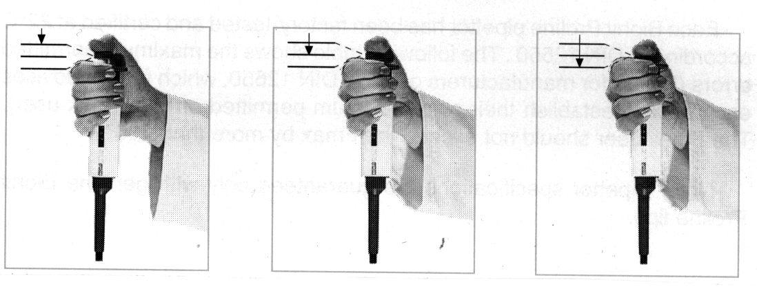 Obr. 2 Práce s automatickou pipetou: 1.3 Experimentální část V praktické části cvičení se seznámíte s analytickými váhami a naučíte se vážit na předvážkách.