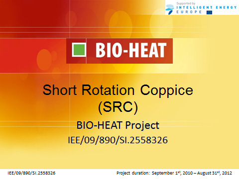 Figure 5: Example of project presentation: Basis of SRC 3.3. Dissemination material A set of dissemination material has been created to contribute to the outreach of the project.