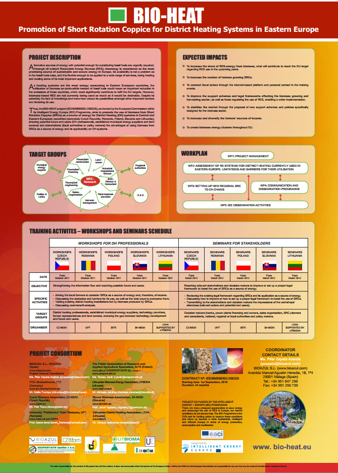 Figure 8: Project Poster Deliverable D3.