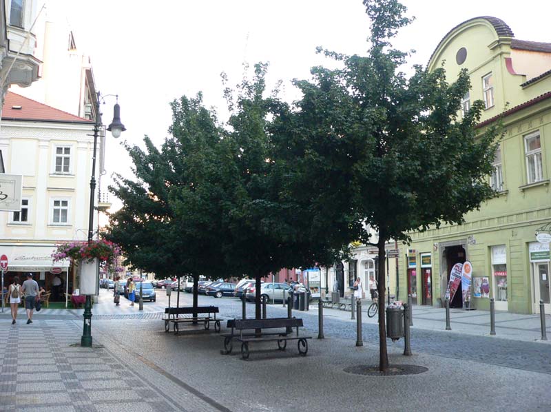 Obrázek 23: Veřejný prostor na rohu Dlouhé a Benediktské Foto: Nina