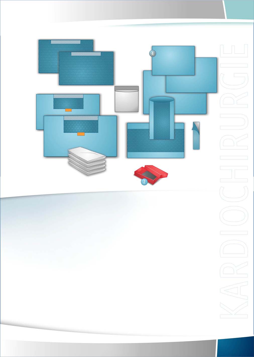 Jednorázové operační krytí OK SET KARDIOCHIRURGIE - COS katč 42001240 setů 7 spec Rouška zónová samolepící okraj 80x90 cm 2 Rouška zónová samolepící okraj 160x180 cm 1 Rouška zónová samolepící okraj