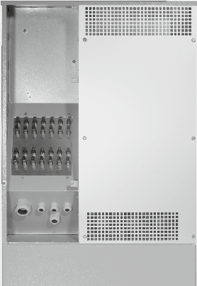 můstek invertoru L11 L21 L31 naznačené spoje CM40-1 3 5 2 4 6 N N 2 4 6 1 3 5 2 4 6 1 3 5 8 Technická specifikace Pro výkonové části invertorů SolarMax je typická jednoduchá a robustní konstrukce. 8.2 Zjednodušené schéma SolarMax 20S 8.