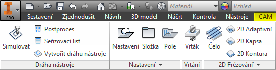 Součást byla navržena takovým způsobem, aby na ni bylo možné demonstrovat základní funkce programu při 3osém obrábění (viz obr. 23). Materiál polotovaru je ČSN 11523. Obr. 23) Solid model součásti 6.