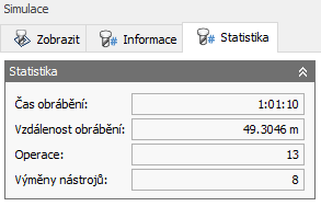 Tímto jsou vygenerovány všechny potřebné dráhy k obrobení součástky. Kompletní seznam těchto operací lze nalézt v dialogovém okně CAM v levé části pracovní plochy (viz obr. 39).