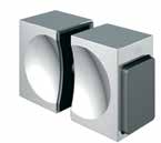 HRANATÉ OBOJSTRANNÉ MADIELKO SKLENENÝCH DVERÍ OBOJSTRANNÉ MADIELKO SKLENENÝCH DVERÍ 8278 8273 rozmer 28x46 mm materiál - Zamak rozmer 28x46 mm materiál - Zamak 39.50 41.50 57.50 / pár 44.50 46.50 59.