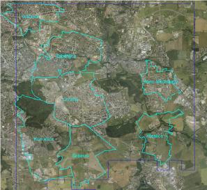 Vyhodnocení změn land-use: KÚ Chodov Vývoj počtu obyvatel - KÚ Chodov 70000 60000 50000 1953 1975 počet obyvatel 40000 30000 1953 2003 20000 10000 0 Struktura landuse v KÚ Chodov - rok 1953 30000 4%