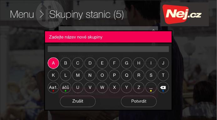 Tlačítkem MENU z dálkového ovladače vstoupíte do hlavní nabídky, kde můžete zvolit tři základní možnosti: Nahrané pořady Skupiny stanic Základní nastavení Nahrané pořady V nabídce Nahrané pořady