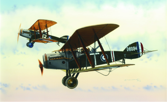 Bristol Fighter 87 BRITISH WWI FIGHTER :48 SCALE PLASTIC KIT intro The Bristol F.