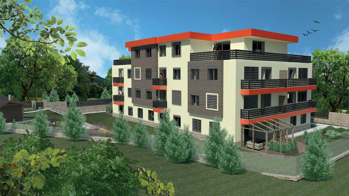 MYŠLIENKA PROJEKTU Projekt bytového domu ViLLA Kalvária vznikol s cieľom vytvoriť luxusné, ale zároveň cenovo dostupné bývanie v príjemnom prostredí prírody v prominentnej štvrti Kalvária v mestskej