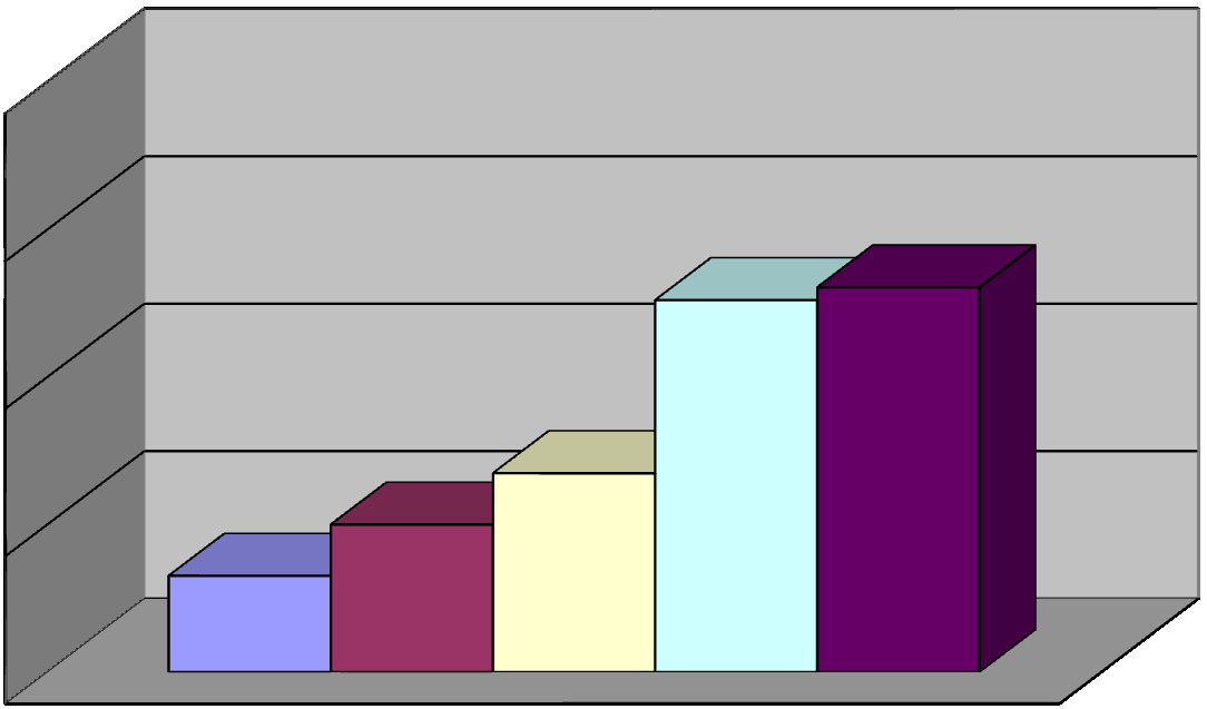 Motiv rozhodnutí studovat obor M.F.T.A.P. =největší vliv, 5=vůbec nemělo vliv možnost získat dva diplomy (český a francouzský) 5.5.6 možnost absolvovat tříměsíční stáž ve Francii.