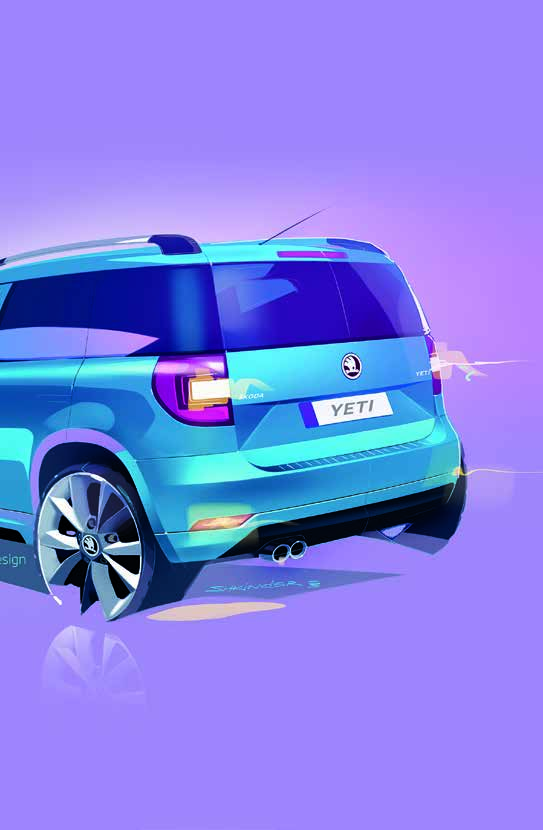 ŠKODA Yeti je dokonalým spoločníkom, ktorý vás bude sprevádzať pri vašich cestovných dobrodružstvách.