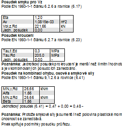 10.1. Posouzení paždíku programem