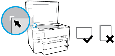 POZNÁMKA: Řada zvláštních funkcí správně nefunguje, pokud není sklo a víko skeneru čisté. Další informace naleznete v tématu Údržba tiskárny.