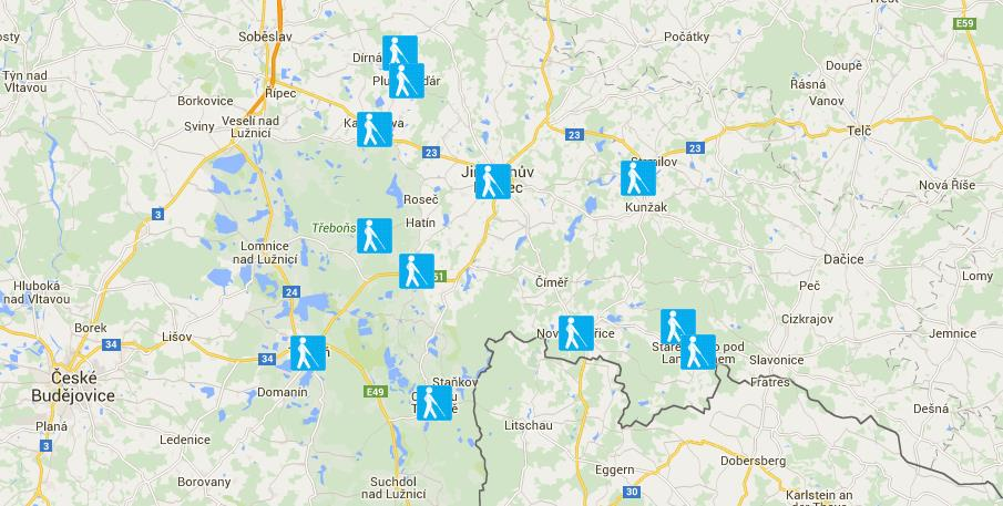 5.3 Osoby zrakově postižené Osoby zrakově postižené mohou bez bariér navštívit takové objekty, ke kterým vede taková přístupová cesta, jejíž povrch je dostatečně vhodný (například asfaltový) pro