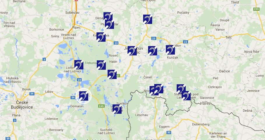 5.4 Osoby sluchově postižené Pro osoby sluchově postižené nepředstavuje pohyb ani větší fyzická zdatnost žádnou překážku, veškeré objekty jsou pro ně proto dostupné.