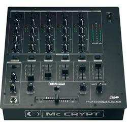 DJ Mixážní pult Mc Crypt SA-101 U Obj. č.: 30 44 65 Účel použití DJ Mixážní pult Mc Crypt SA 101 U je určen jak pro domácí, tak i poloprofesionální použití.