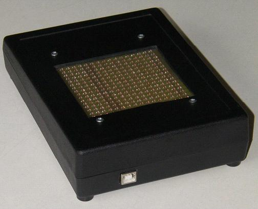 Měřicí modul Matice senzorů Měřicí metoda Obvod na úpravu senzorového signálu odešle přes sběrnici USB do počítače. Dalším důležitým úkolem je distribuce napájecího napětí ze sběrnice USB.