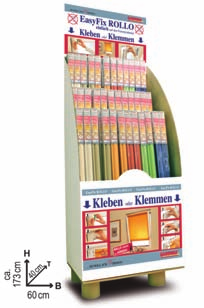 ROLETA EASYFIX l Montáž bez vrtání a šroubů (lepení nebo sevření) l Szerelés fúrás,csavarozás nélkül (ragasztva vagy csíotetve) l Roleta s bočním ovládáním EasyFix s mini alu roletovou hřídelí Ø18mm