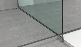 profily a systémy pro koupelny GU/ a TGU jsou eloxované hliníkové profily vhodné pro vložení skla sprchového koutu a to jak na zeď tak na podlahu.