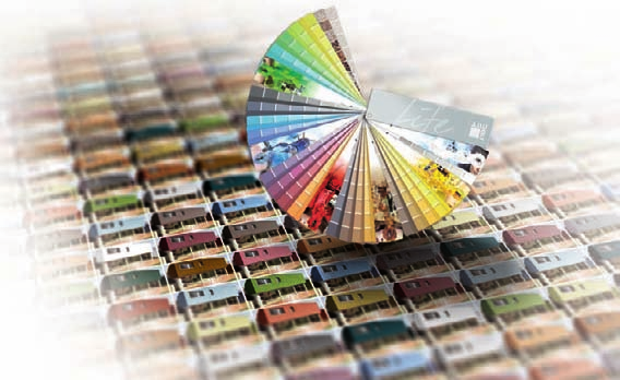 FASÁDNÍ BARVY Všechny barvy světa Buďte originální, vyberte si z 888 odstínů! NANOPOR BARVY Baumit NanoporColor Vysoce paropropustný minerální nátěr s fotokatalytickým efektem.