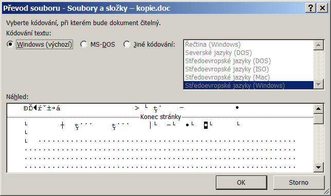 9. Zobrazí se Vám soubor správně? Zdůvodněte. (nevíte-li, nejprve si to zkuste a zvolte otevření souboru) Jde-li o jiný typ souboru, tak nezobrazí.