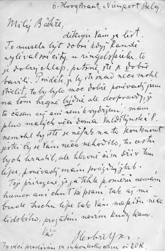 Helena Kokešová: Milý Bächře.