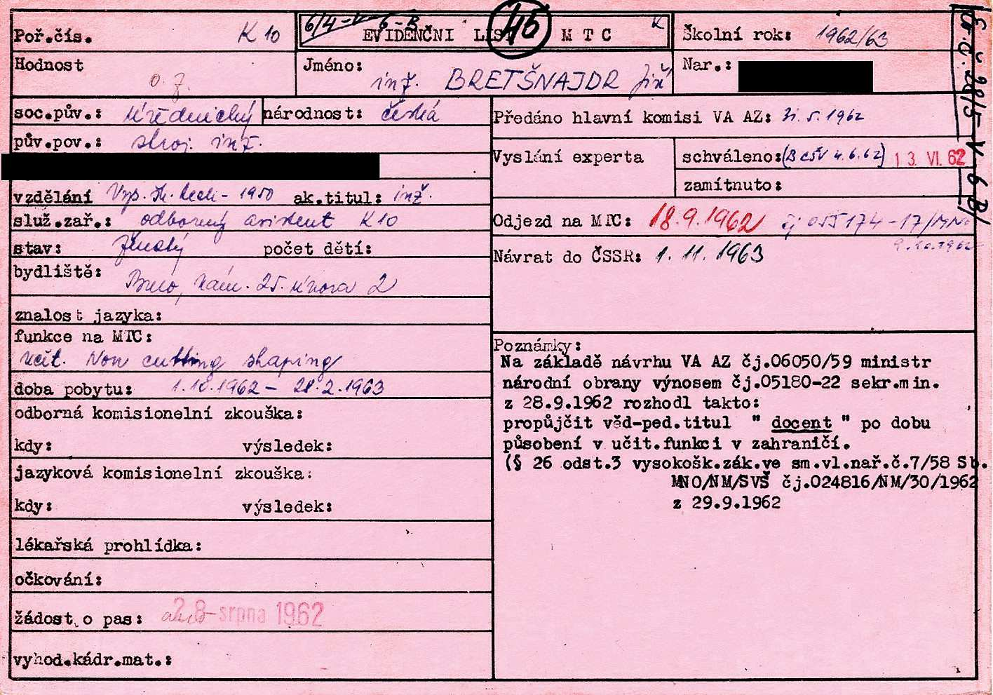 Nedostatek kvalifikovaných expertů na výjezd do zahraničí se dal vyřešit celkem jednoduchým způsobem mimořádným