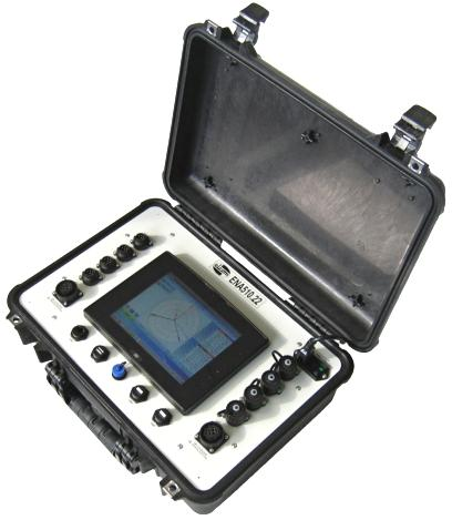 ENA510 Přenosný analyzátor pro měření na 2 třífázových systémech vybavený dotekovou obrazovkou 8 napěťových vstupů 600 V RMS; 8 proudových vstupů pro