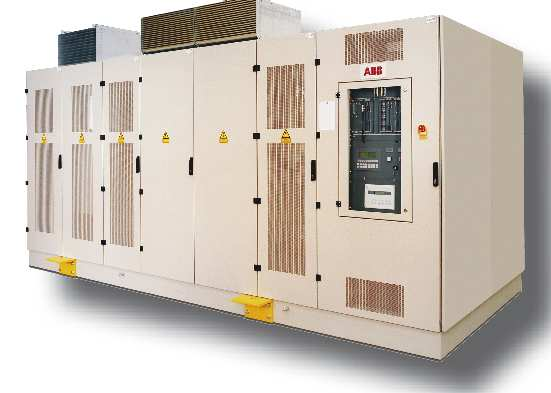 Vysokonapěťové frekvenční měniče ABB Produkty z řad ACS 1000, ACS 5000, ACS 6000 a MEGADRIVE-LCI jsou vysokonapěťové frekvenční měniče pro střídavé pohony.