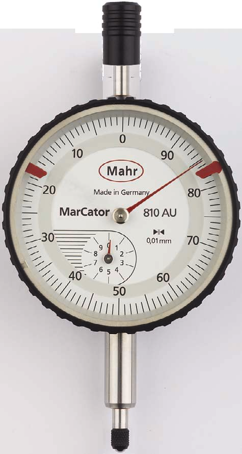 - 5-22 Zvláštní mechanické číselníkové úchylkoměry 810 23 7,5 23 7,5 111,5 ø58 ø52 27 810 AU 810 AX ø8 h 4,5 111,5 ø58 ø52 1,5 22 ø8 h 22 15 810 AU S obráceným směrem měřicí síly Chromovaný kryt