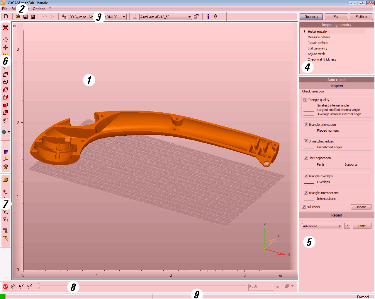 MATERIÁLY A METODY 3.3 Příprava modelu k tisku a tisk Aby bylo možné 3D model vytvořený v jakémkoliv CAD systému zpracovat na tisk, je třeba jej exportovat do vhodného formátu.
