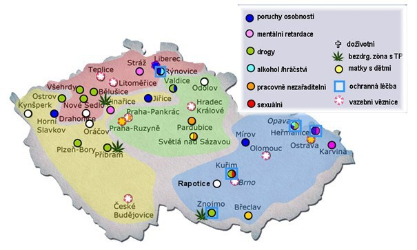 Příloha č. 2 - Přehled specializovaných oddělení ve VS ČR r. 2015 Zdroj:http://listy.